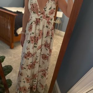 Floral maxi dress